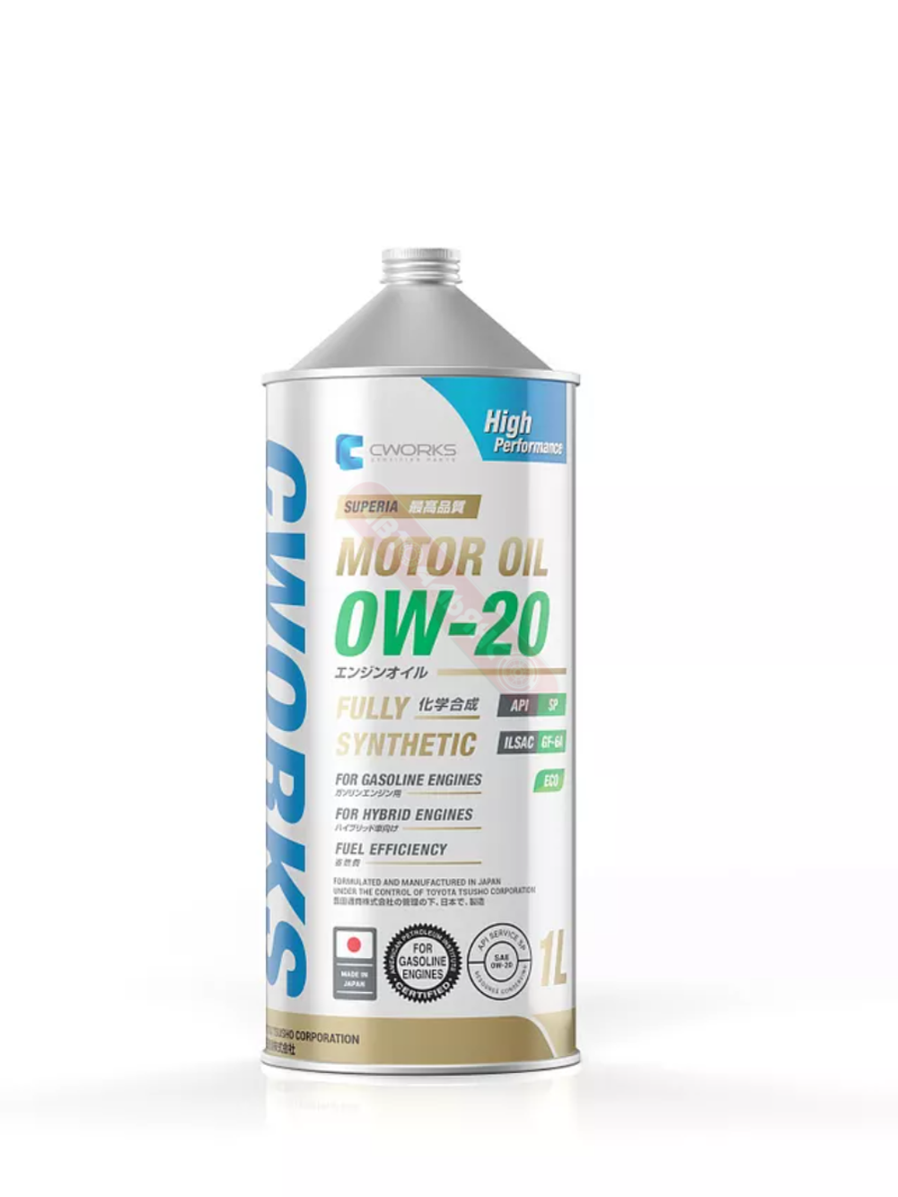 CWORKS SUPERIA 0w20 Motor Oil SP/GF-6A 1л синт.