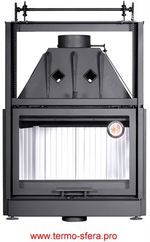 Каминная топка Экокамин Альфа 800 K с контргрузом