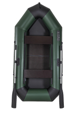 Броня-240 зеленый-черный (лодка ПВХ с усилением)