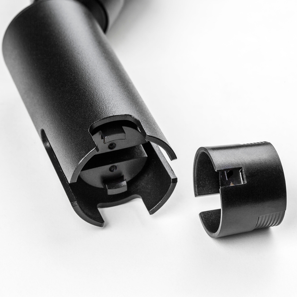 210847 Светильник 48V (D65) DUE HERMES 6W 590LM 36G ЧЕРНЫЙ 4000K