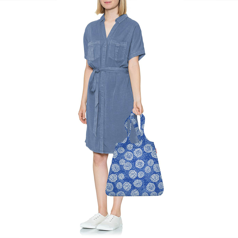 Сумка складная mini maxi shopper batik strong blue