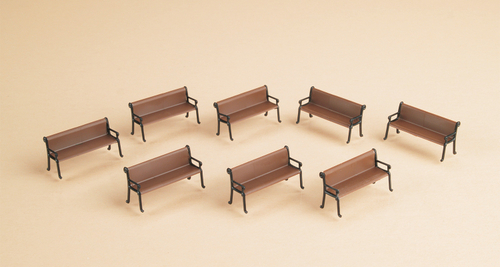 Скамейки кованные - 8 шт, (TT)