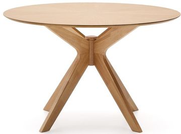 Круглый стол Naanim из дубового шпона Ø 120 см La Forma Испания 