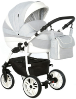 Детская коляска Indigo Indigo New 3 в 1 с автокреслом Avionaut Cosmo Beige In02 св.серый