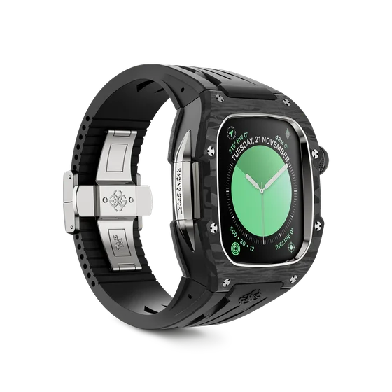 Корпус для Apple Watch RSCIII46 - Silver Carbon