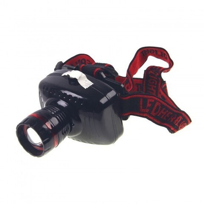 Фонарик с аккумулятором налобный SH-1911A, 012810 Черный