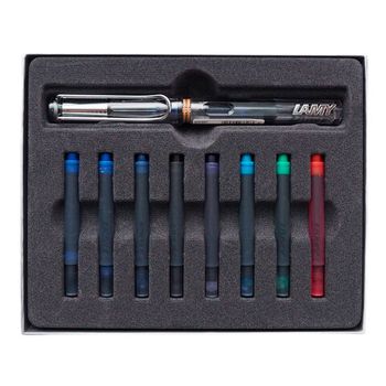 Набор Lamy с перьевой ручкой Vista с пером F и картриджами 8 шт (4000085/к)