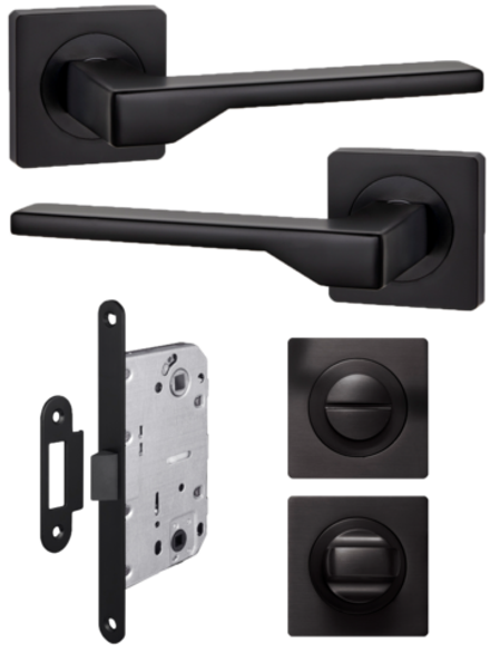 Фурнитура с замком для межкомнатных дверей LEVEL