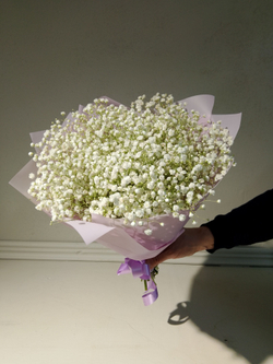 Огромный букет с воздушной гипсофилой (М0010)