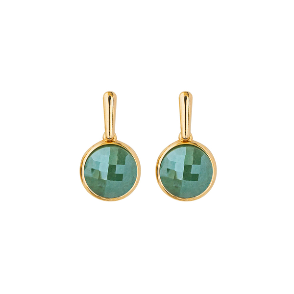 Серьги Possebon Pearl Green Quartz A1993.16 G/G