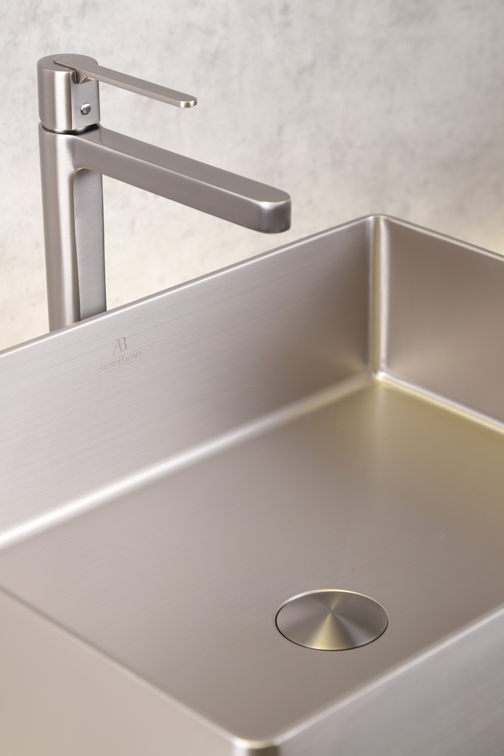 Раковина AltroBagno Accordo 001010 MtGr из нержавеющей стали