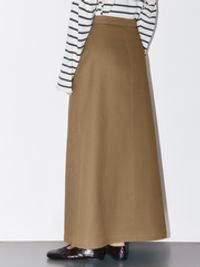 Юбка мидакси "Темный беж" женская