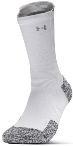 Теннисные носки Under Armour Unisex ArmourDry™ Run Cushion Mid-Crew Socks 1P - белый