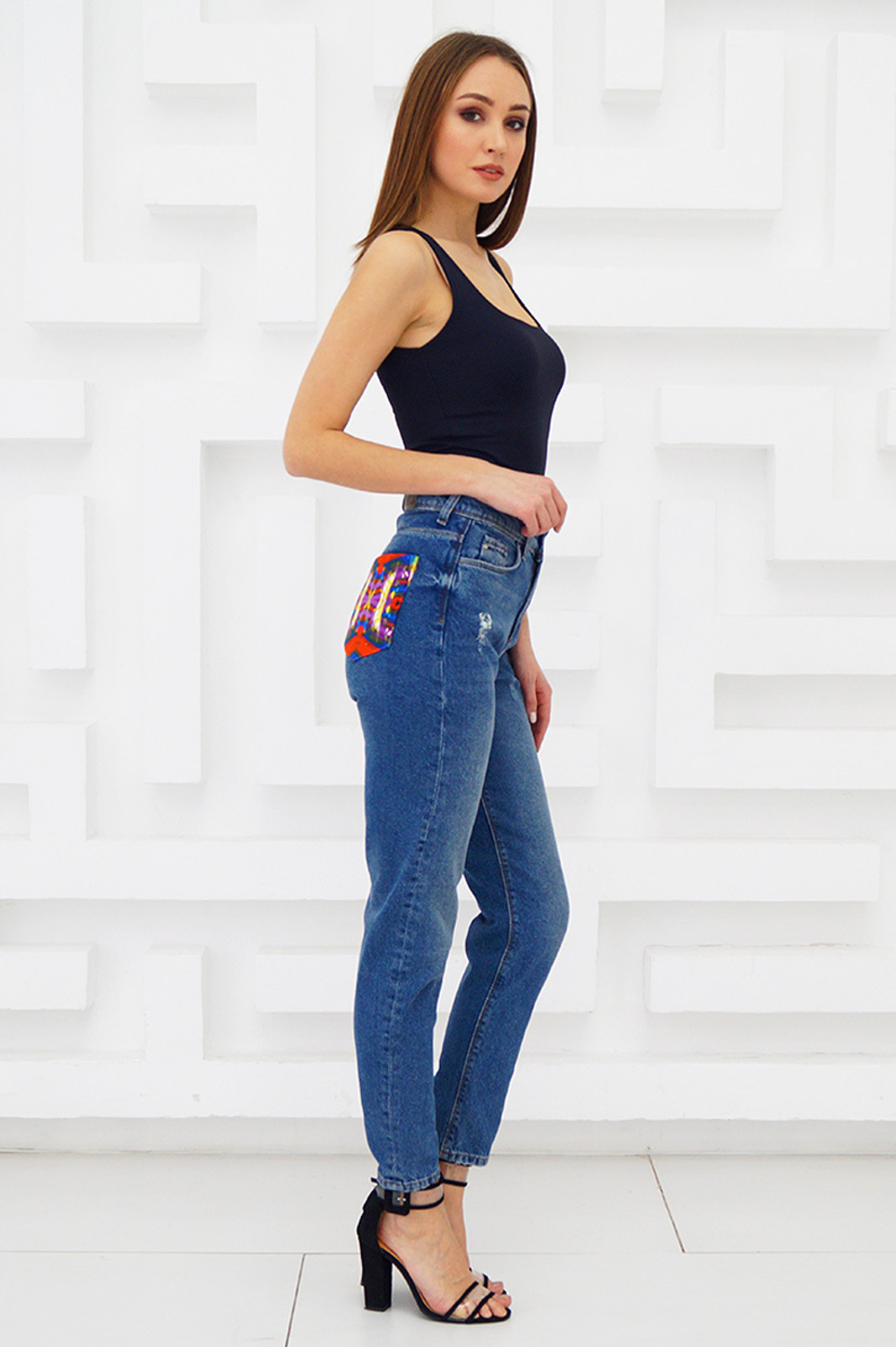 LIGVIANNI Джинсы Animal PRINT Jeans