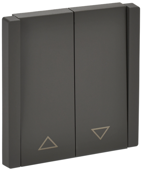 FORTE&PIANO Выключатель жалюзи 10А FP311 серый IEK