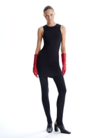 Леггинсы из трикотажа со штрипками "(dis)balance" черные