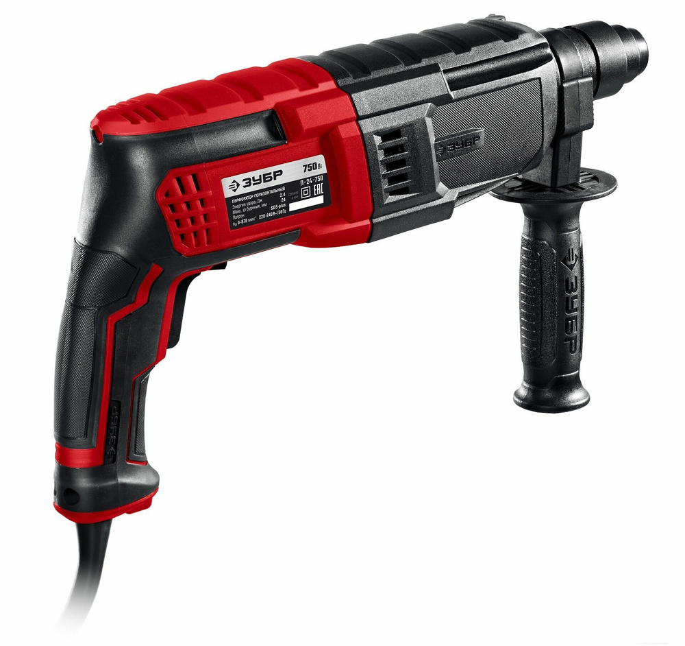 ЗУБР 24 мм, 750 Вт, перфоратор SDS Plus (П-24-750)