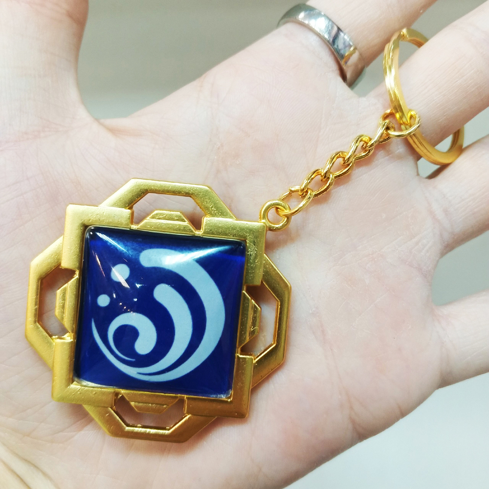 Брелок светящийся "Genshin Impact / Геншин - Ли Юэ"