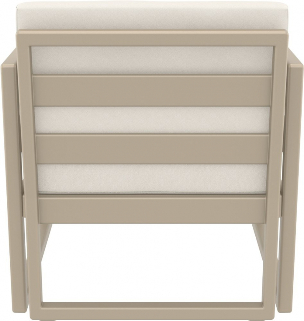 Комплект пластиковой мебели Siesta Contract Mykonos XL, бежевый, бежевый