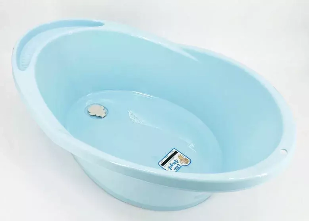 Ванна 35л Little Angel 805*484*260 голубой с термометром и сливом 221501214/02