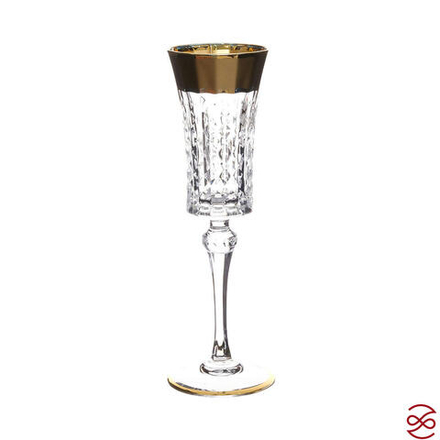 Набор бокалов для шампанкого Lady Diamond матовая полоса 270 мл (6 шт)
