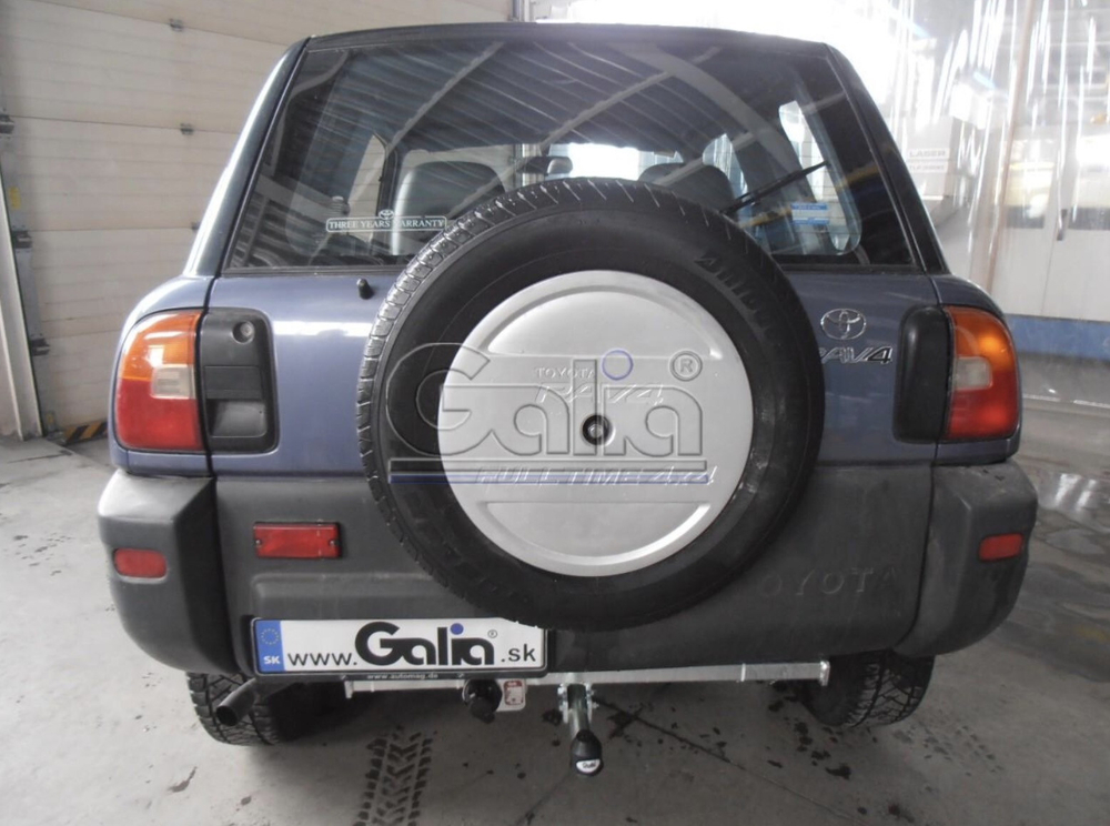 Фаркоп оцинкованный Galia T030A для Toyota Rav 4 1994-2000(паспорт и сертификат в комплекте)(без электрики)