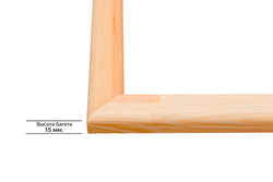 Деревянная рама 70x95 для картин на подрамнике сеч. 19x30