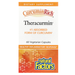 Natural Factors, CurcuminRich®, Theracurmin®, 30 мг, 60 вегетарианских капсул