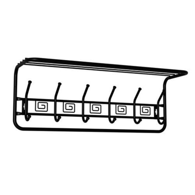 Вешалка с полкой "АЖУР" ВСПА 203 80см белая (67979) Не заказывать