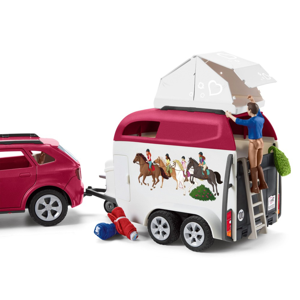 Schleich S 42535 — Игровой набор автомобиль с прицепом Horse Club — фото 12