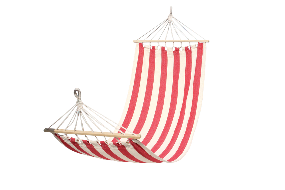 Гамак Полоска тканевый с перекладиной 2000х800мм (полоска) (15 шт в уп.) арт.WRD02 "Garden story"