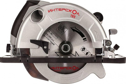 Пила дисковая Интерскол ДП-190/1600Вт