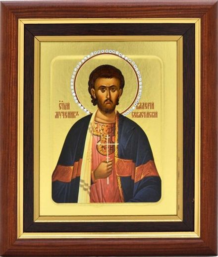 Икона Валерия Севастийского, писанная в монастыре.