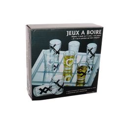 GAEM Игра настольная (питейная) "Крестики-нолики", L15 W4 H15 см