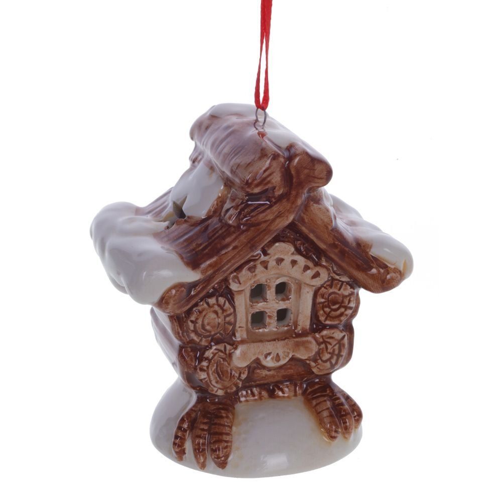 GAEM Украшение новогоднее "Избушка" с подсветкой , L7 W5 H8 см, (2хLR44), 3в.