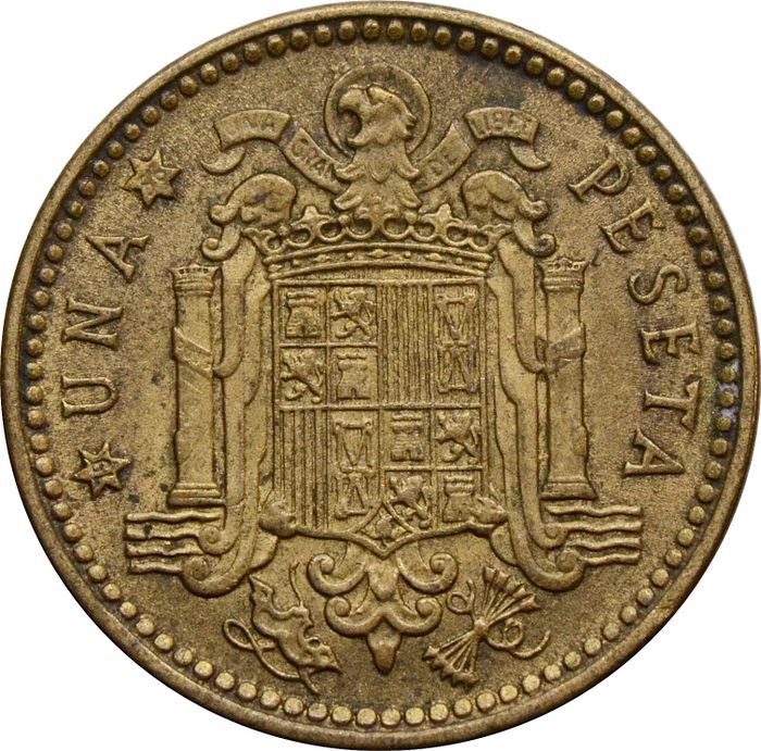 1 песета 1947-1963 Испания