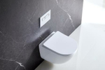 Комплект унитаза с инсталляцией BelBagno Amanda BB051CHR/BB051SC/BB002-80/BB014-SR-BIANCO с сиденьем Микролифт и Белой клавишей смыва