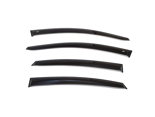 Дефлекторы боковых окон Cobra Tuning на Hyundai Solaris седан 2010-2014: 2014/Verna седан 2010, 2014 широкие арт.HE22510