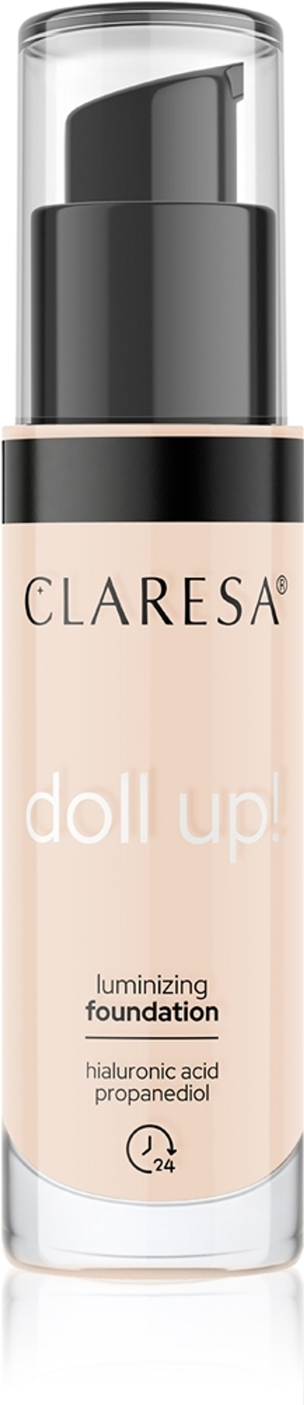Claresa Doll Up! - Осветляющая основа для естественного вида, 34 g