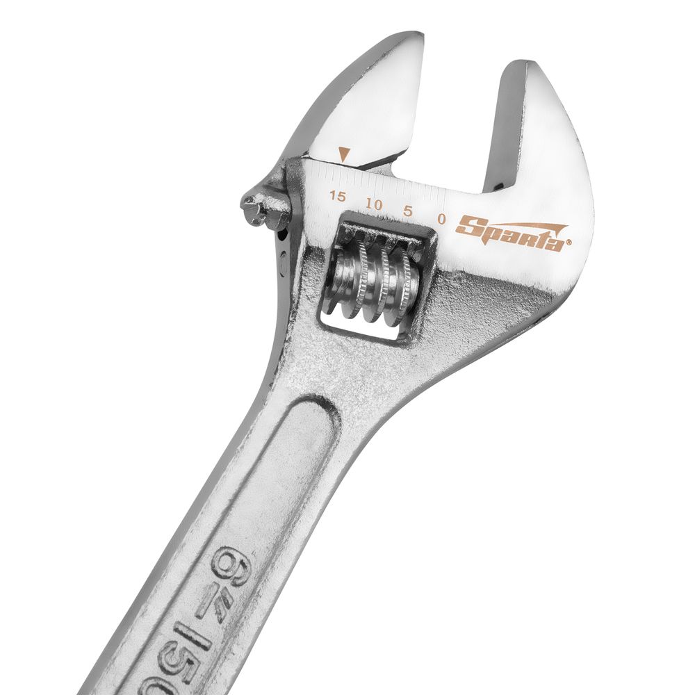 155205 Ключ разводной, 150 мм, хромированный Sparta