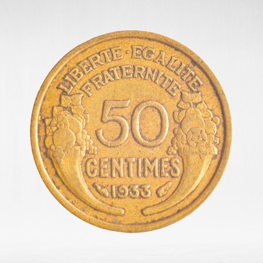 France, 50 Centimes 1933 - Pierre-Alexandre Morlon, VF
