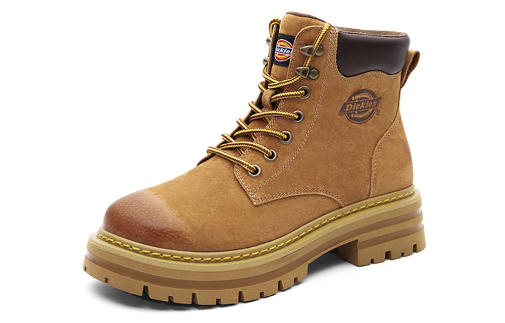 Dickies Waterproof And Wear resistant 12cm Outdoor Boots Women"s Earth Yellow