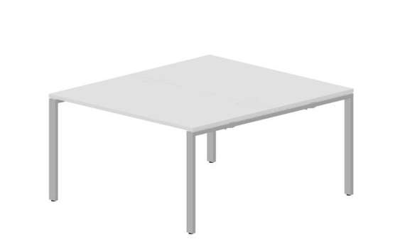 Составной стол Strike на 2 рабочих места 1380х1566х750мм (4 громмета)