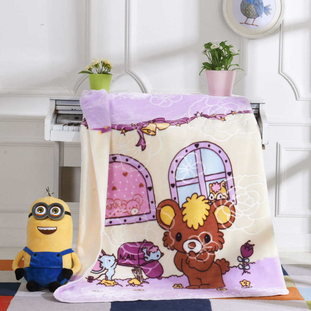 Плед 100х140 Sofi De MarkO Сафари бежевый