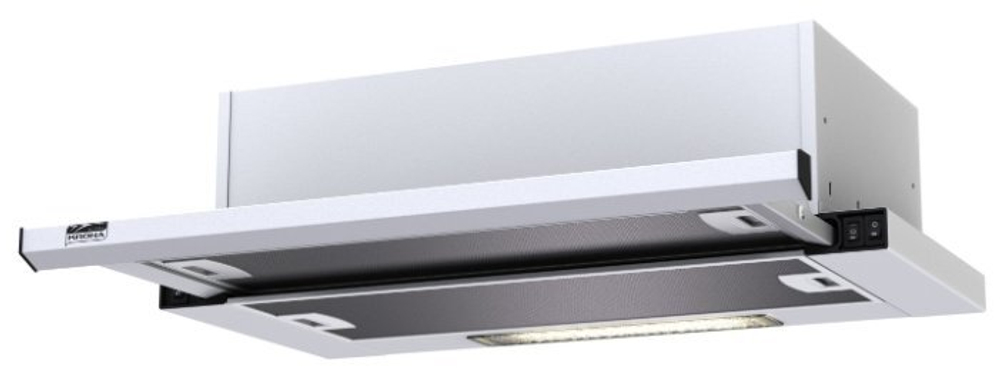 KRONAsteel Kamilla slim 600 white (2 мотора)