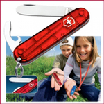 Нож My First Victorinox красный прозрачный, 0.2363.T