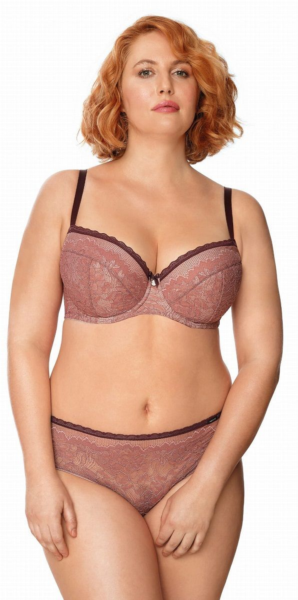 Бюстгальтер Zoe на косточках с дополнительными боковыми поддержками (Размер: 80C) (Цвет: грязно-розовый)