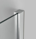 Душевой уголок Alpha VSR-3AL9010CL, 1000*900, хром, стекло прозрачное