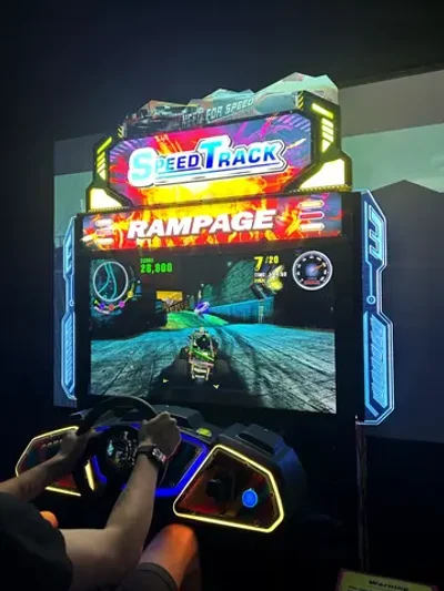 Игровой автомат гонки, с рулём «Need For Racing»