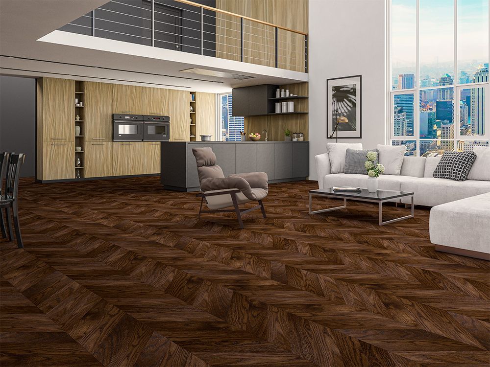 Инженерная французская елка Дуб Тоскана, 1,012 м²